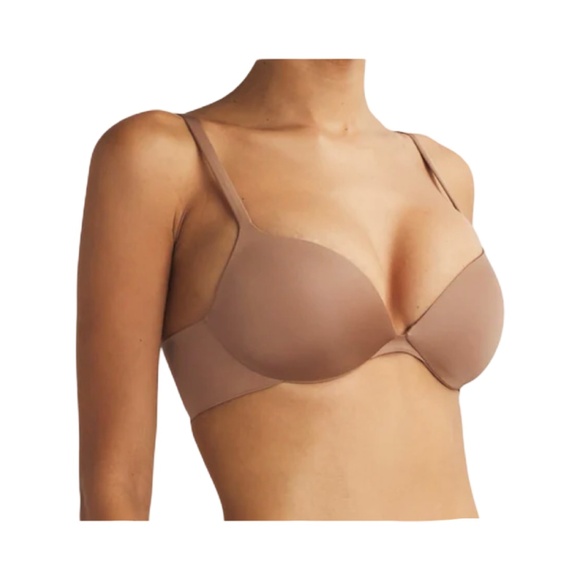 Skims Ultimate Push Up Plunge Bra In Sienna Size 34B NEW - Picture 2 of 13